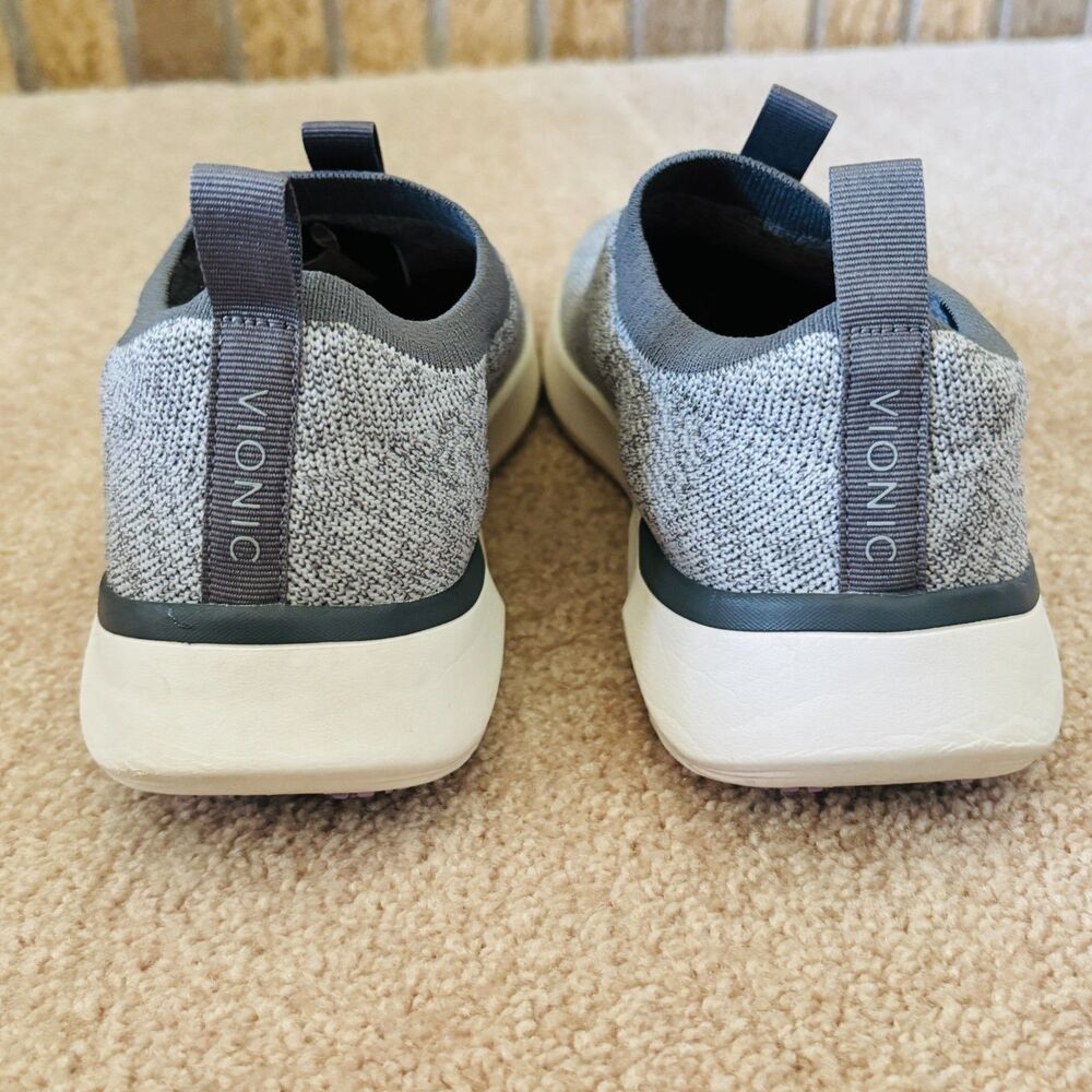 Vionic Escapade Advance Slip On Knit Sneaker Sz 9 in Vapor Gray - Picture 6 of 9